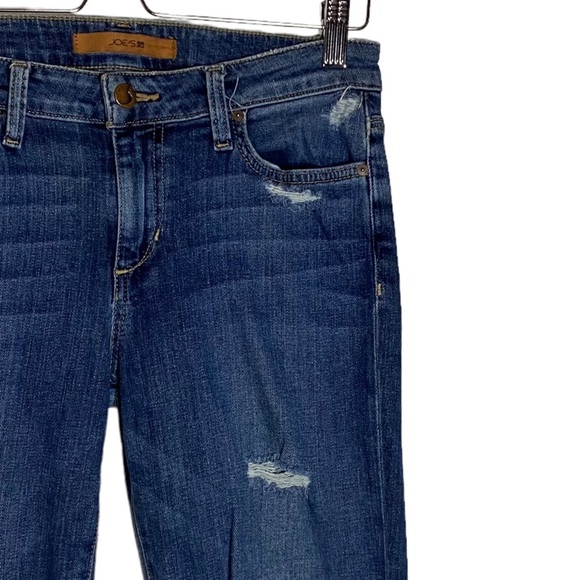 Joe's Jeans The Cigarette Straight Ankle Becka Jeans Distressed Mid Rise 27 - Picture 6 of 16